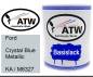 Preview: Ford, Crystal Blue Metallic, KA / M6327: 1L Lackdose, von ATW Autoteile West.